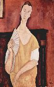 Amedeo Modigliani Woman with a Fan Germany oil painting artist